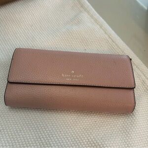 Kate Spade.  Blush wallet.